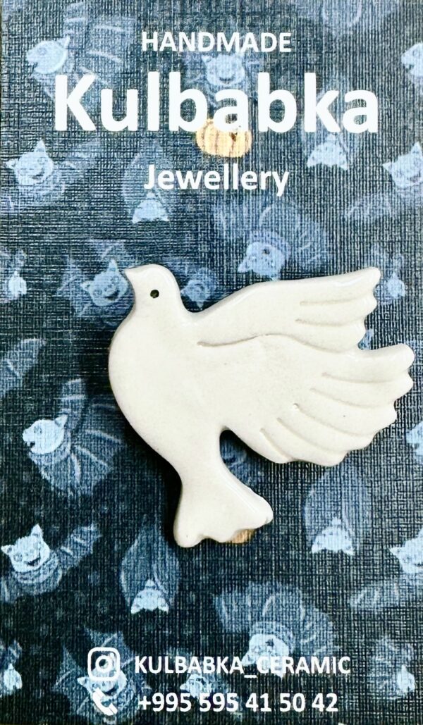 Dove Brooch or Magnet